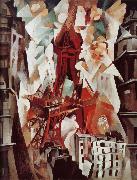 Delaunay, Robert Red Tower oil on canvas